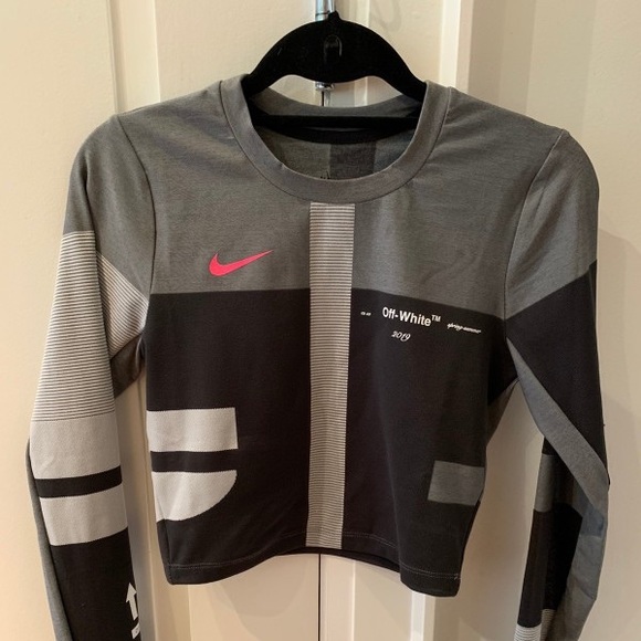 Off White X Nike Activewear Top - Picture 1 of 8